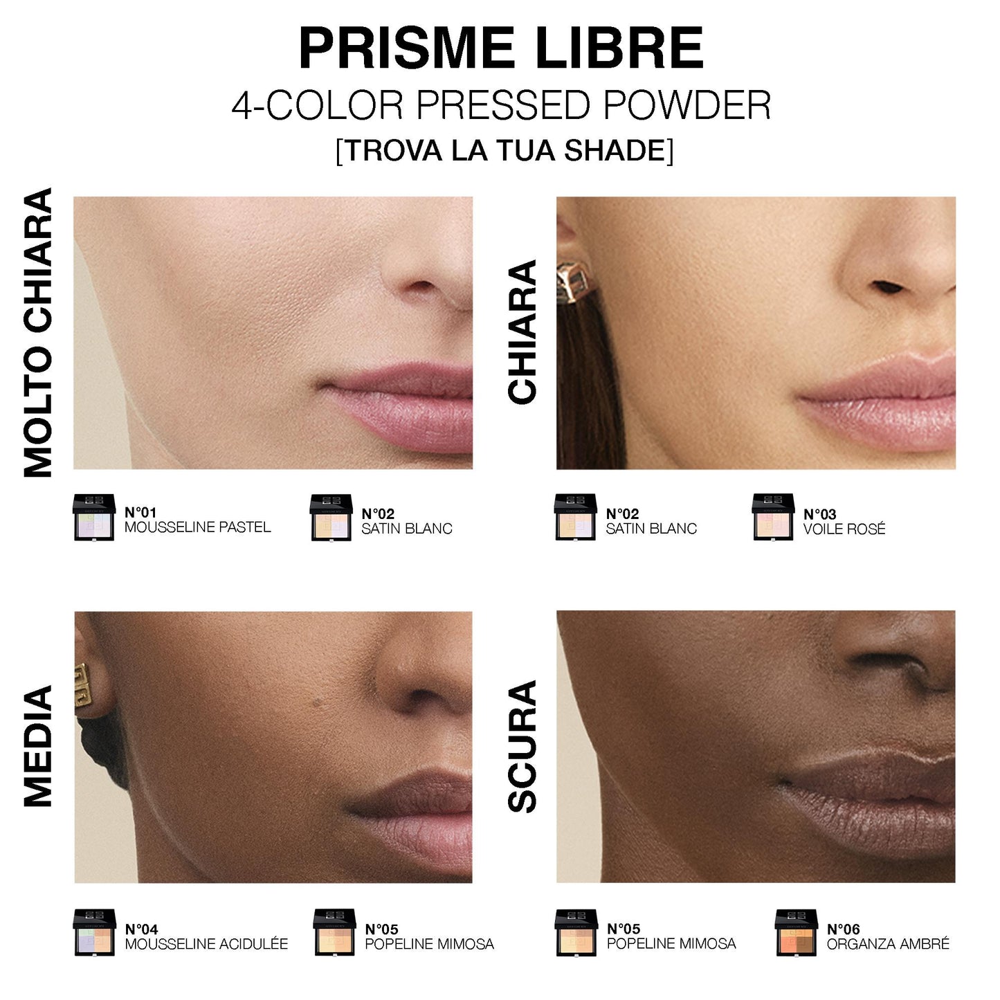 Prisme Libre Pressed Powder - Cipria compatta fissante, opacizzante e levigante