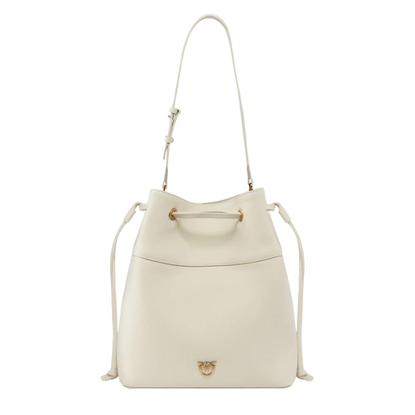 Borsa Secchiello in Pelle con Tracolla