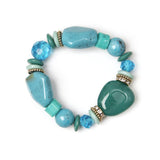 Bracciale Elastico Con Pietre Levigate Essenza
