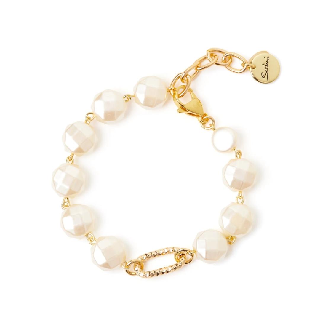 Bracciale a pasticche ed anello Grace