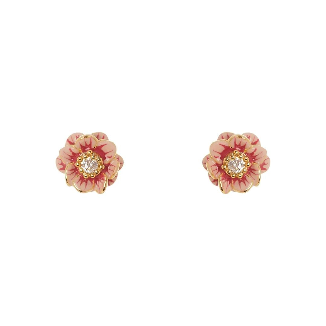 Orecchini piccolo fiore Hanami