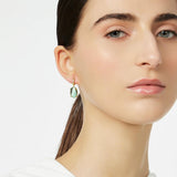 Orecchini Cerchietto e Cabochon Pendente Blossom