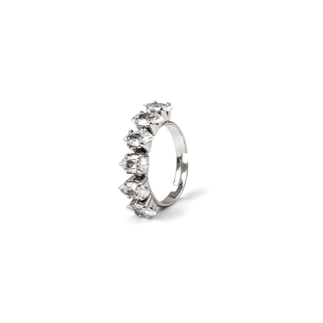 Anello con Cubic Zirconia Marquise