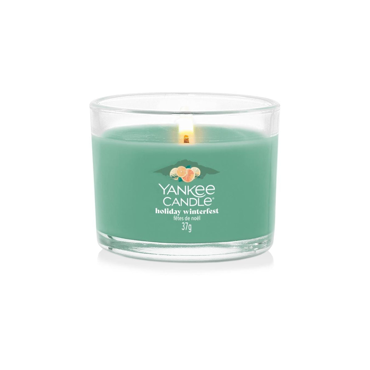 Filled Votive - Holiday Winterfest
