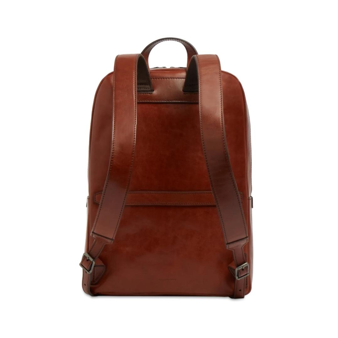 GALILEO Zaino in Pelle Porta PC Uomo una Zip