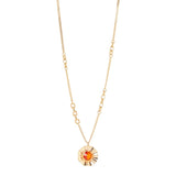 Collana lunga con pendente a fiore Ribera