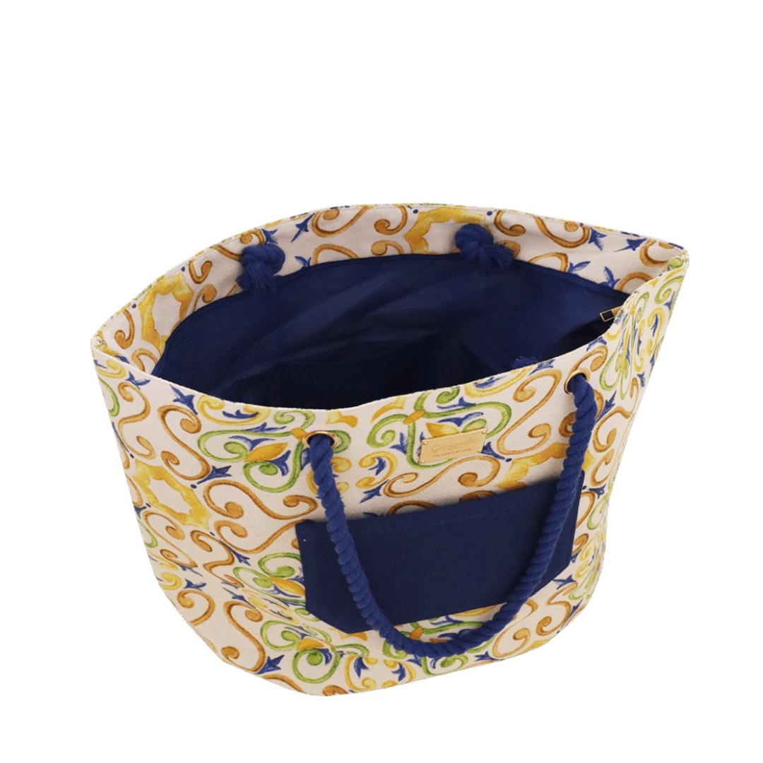 Borsa Mare L Tasca Maioliche