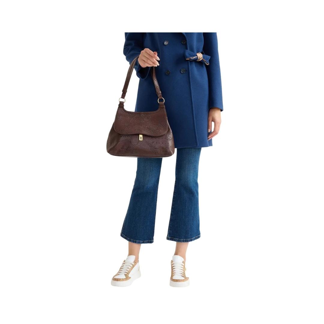 Borsa a Spalla in Pelle Antique Geo