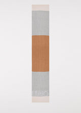 Sciarpa Color Block con Logo e Strass