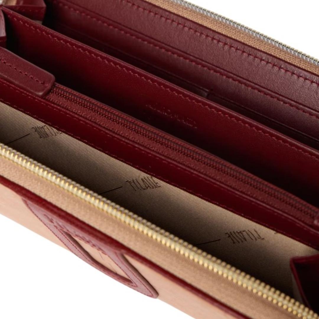 Portafoglio in Tessuto Ziparound