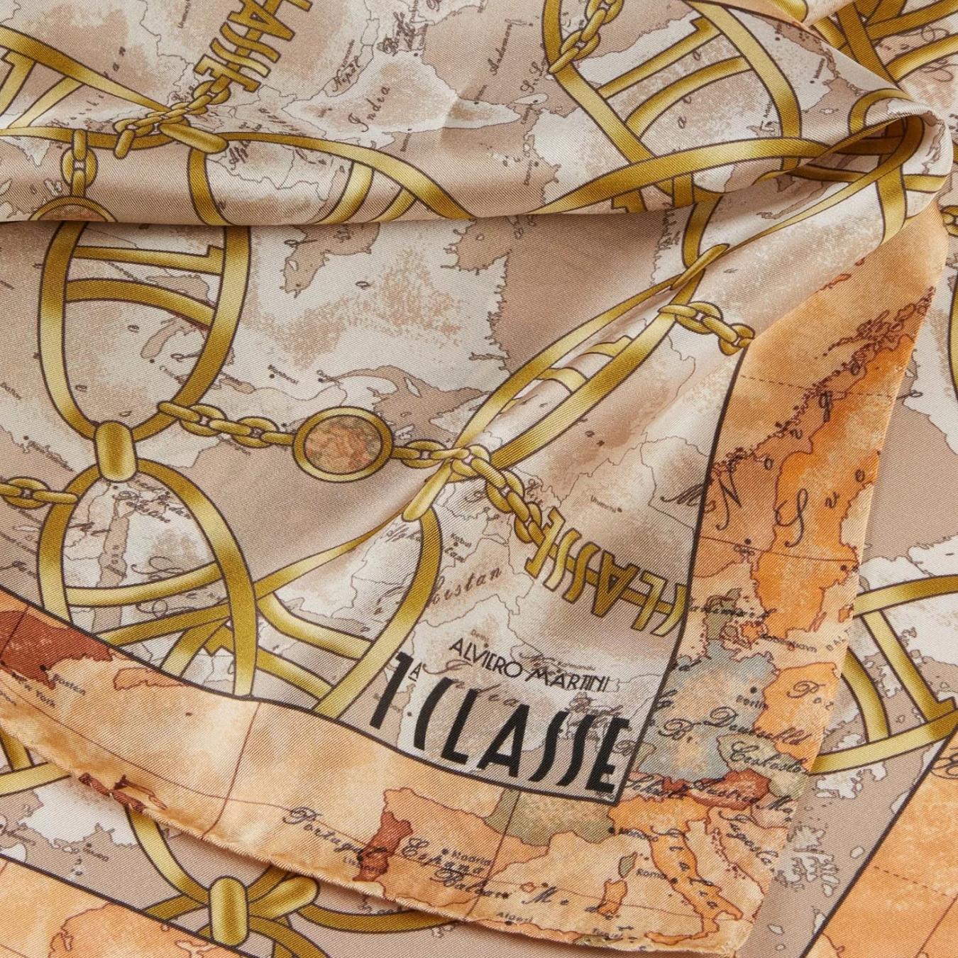 Foulard Geo Chain in Seta