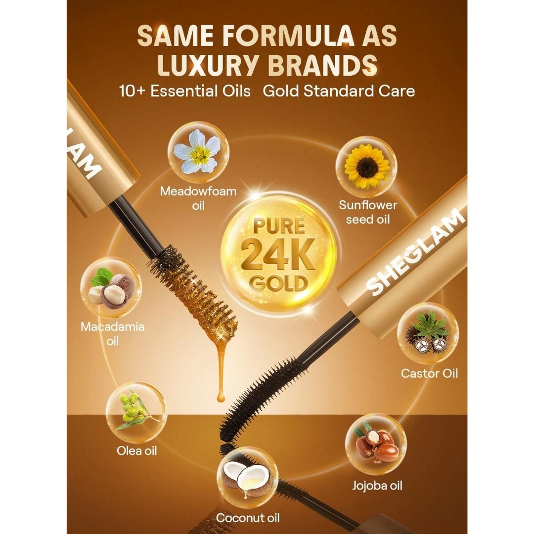 Mascara Multieffetto All-In-One 24K