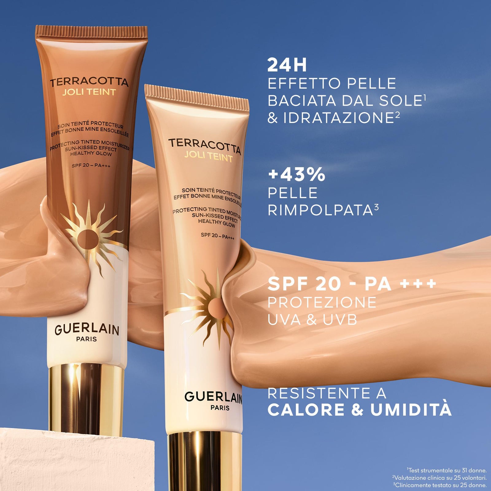 Terracotta Joli Teint crema colorata protettiva - effetto pelle baciata dal sole