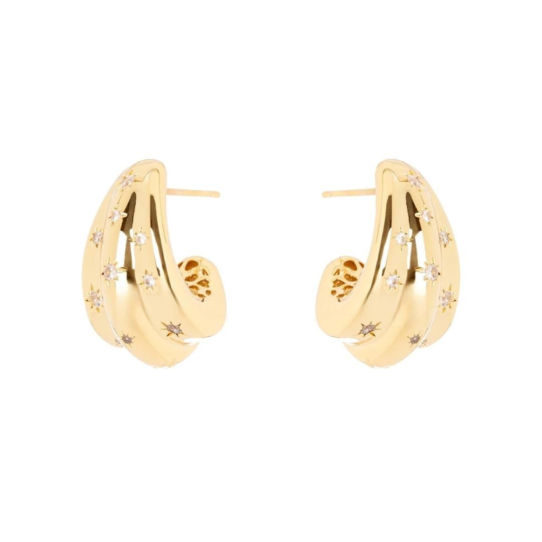 Orecchini Semicerchio a Spicchi Aldebaran