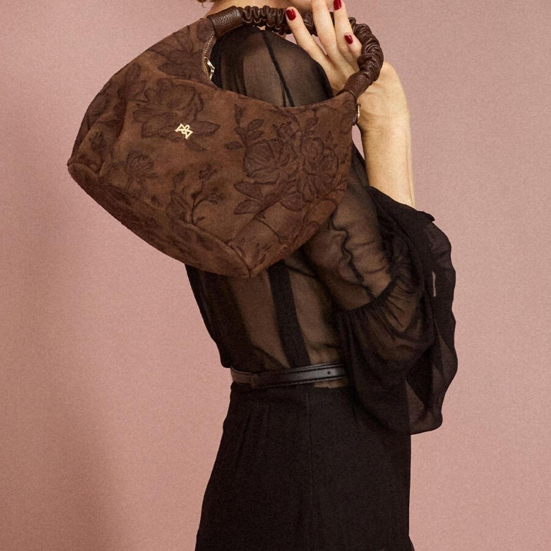 Chop Medium Hobo Camoscio Mimì Bag