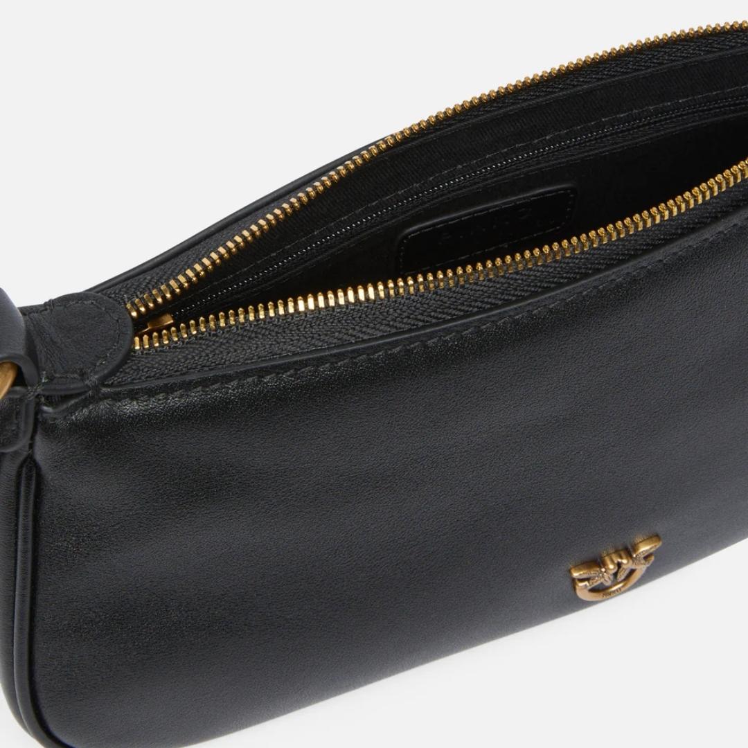 Borsa a tracolla Mini Half Moon in pelle