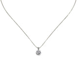 Collana con zircone pendente Pearl