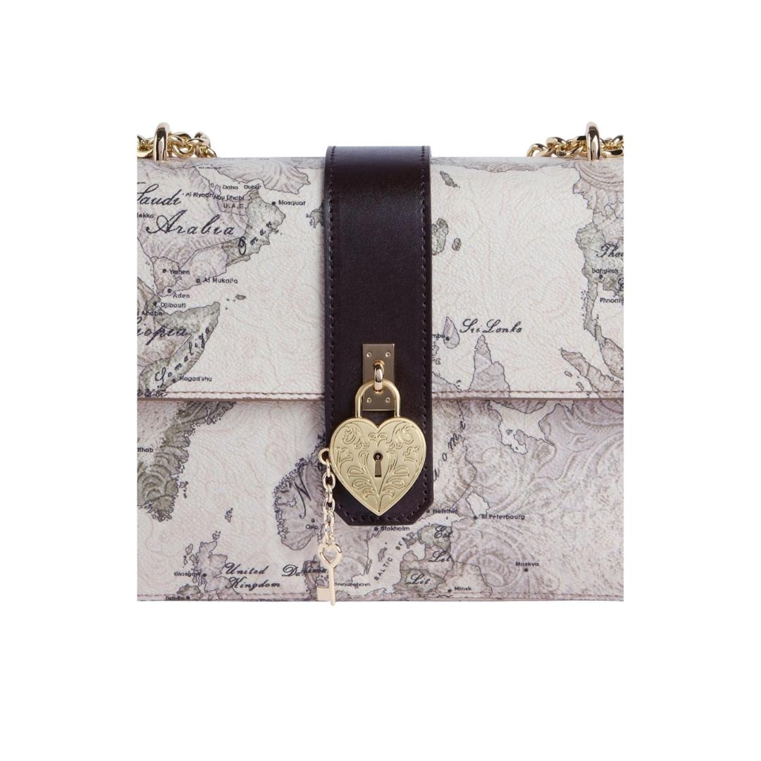 Borsa a Tracolla in Tessuto Goffrato Country Geo
