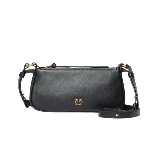 Borsa a Tracolla Mini Half Moon Baguette in Pelle