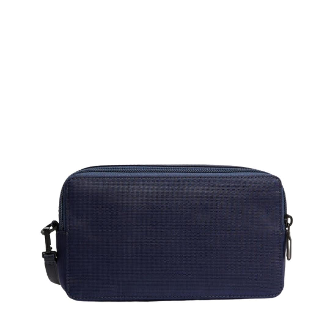 Pochette Uomo a Due Scomparti in Tessuto Riciclato