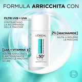 Fluido UV Anti-Macchie SPF 50+ [Niacinamide + LHA]