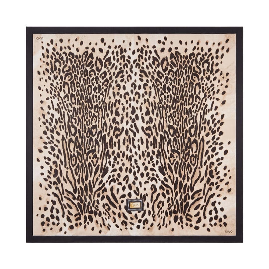 Foulard Grande con Stampa Animalier
