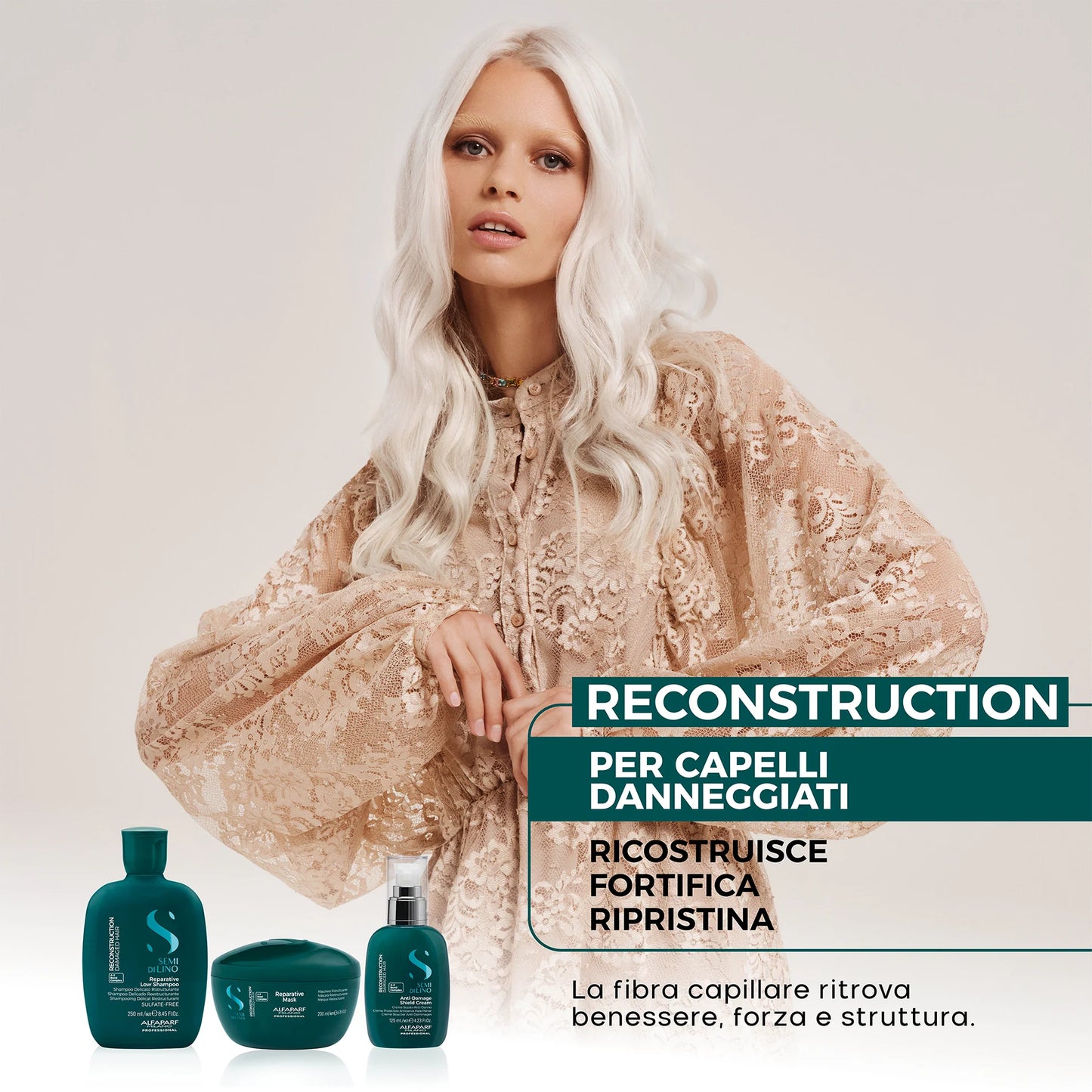 Semi di Lino Reconstruction Reparative Low Shampoo
