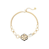 Collana Corta Groumette Anelli Fiore La Dame