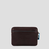 Pochette con porta carte di credito Blue Square