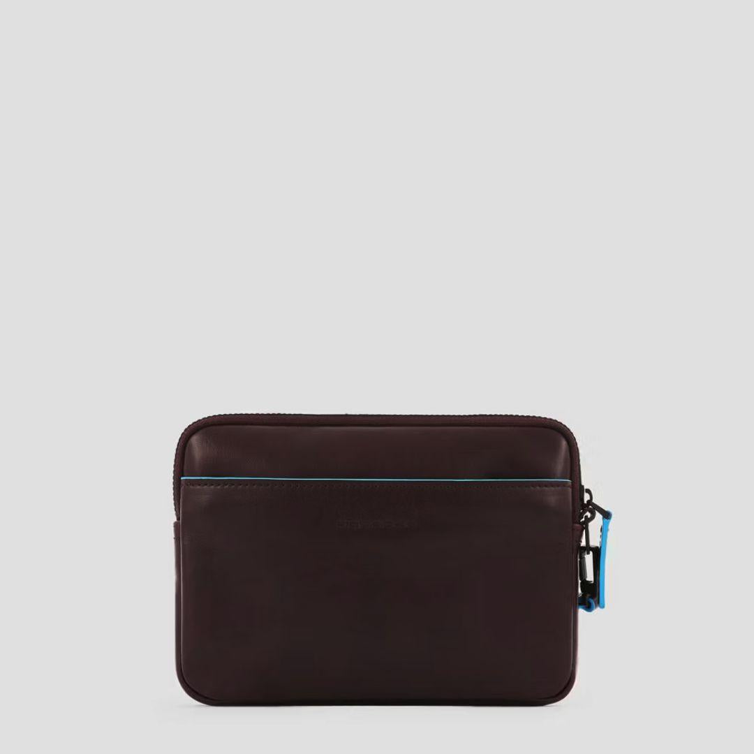 Pochette con porta carte di credito Blue Square