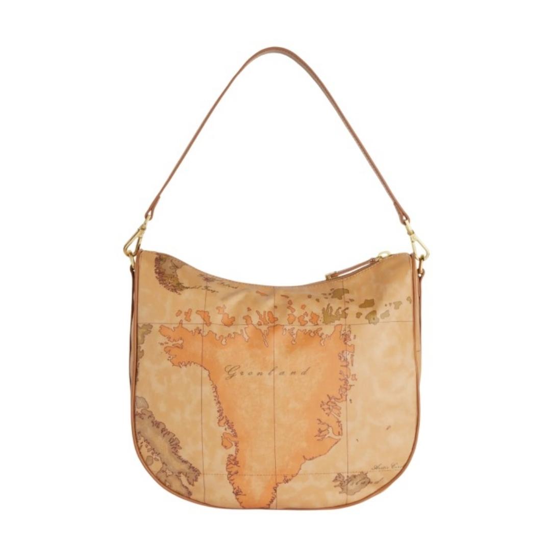 Borsa sotto spalla con tracolla in tessuto Geo Soft