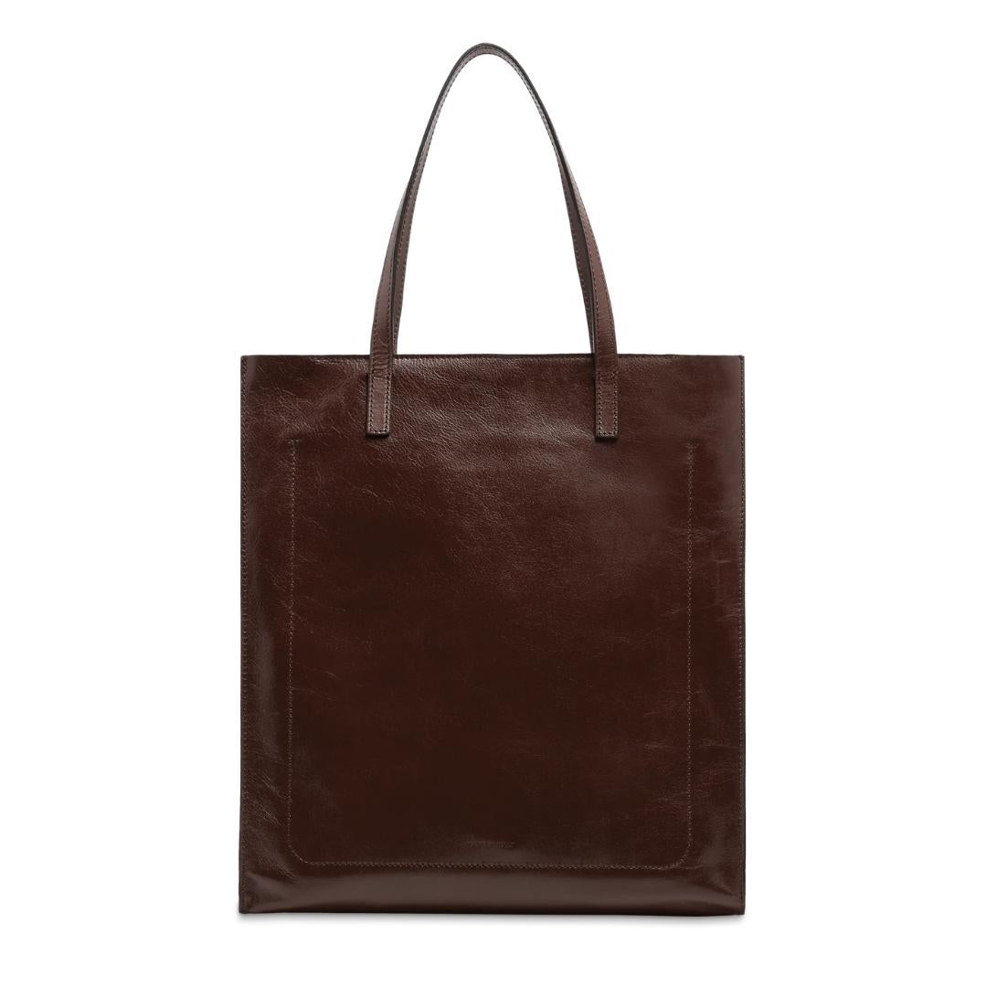Borsa Shopper in Pelle MIRRA