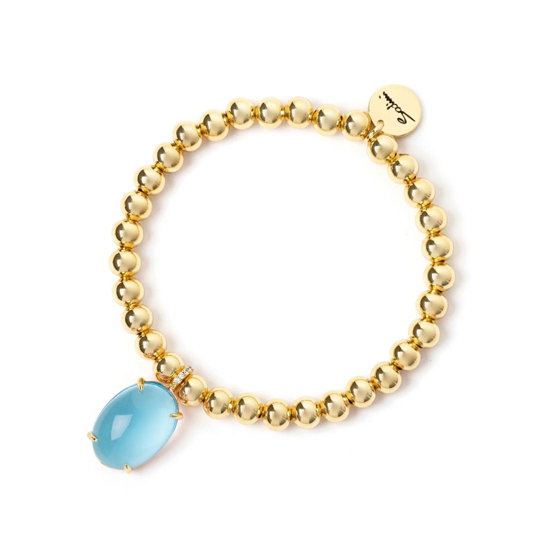 Bracciale Elastico Boule e Cabochon Blossom