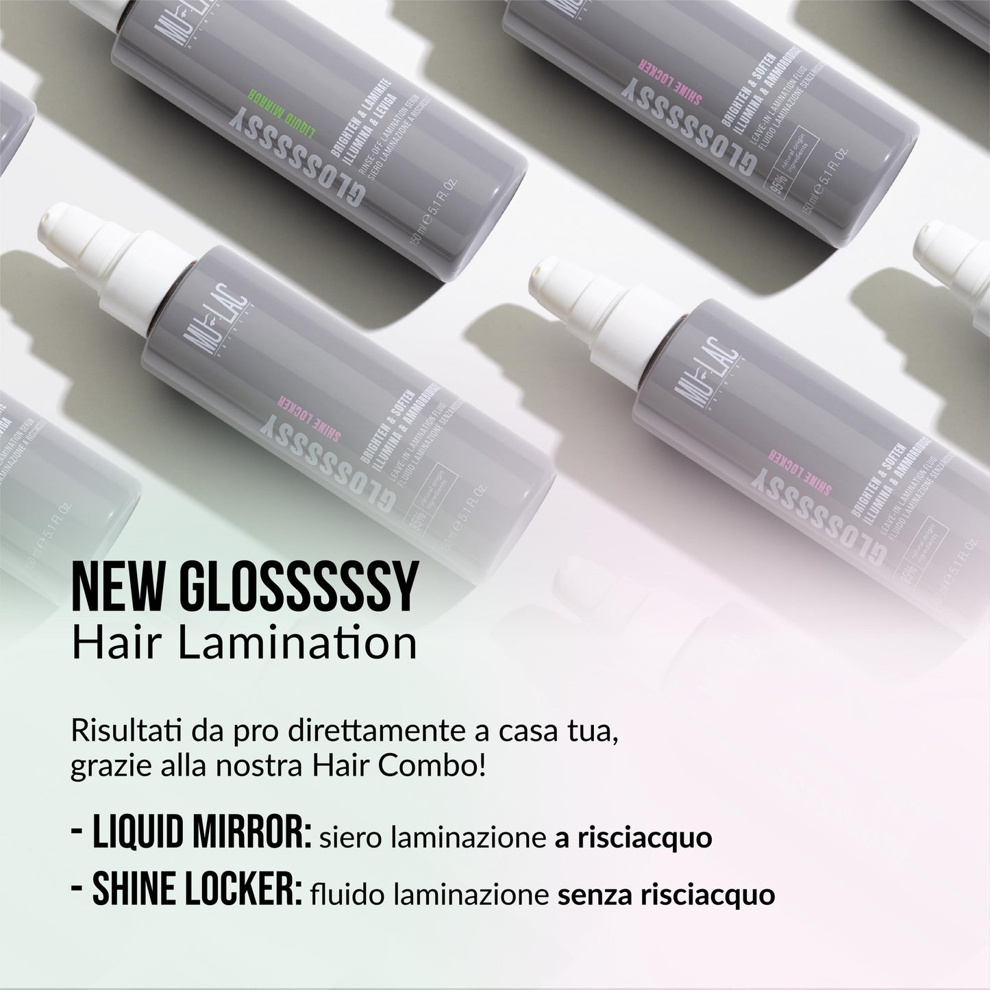 Glosssssy Shine Locker - Fluido Laminazione senza Risciacquo