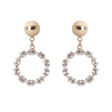 Orecchini con Cerchio Pendente Marquise