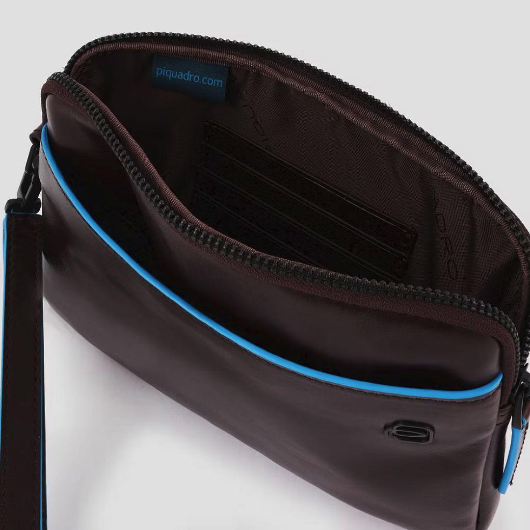 Pochette con porta carte di credito Blue Square
