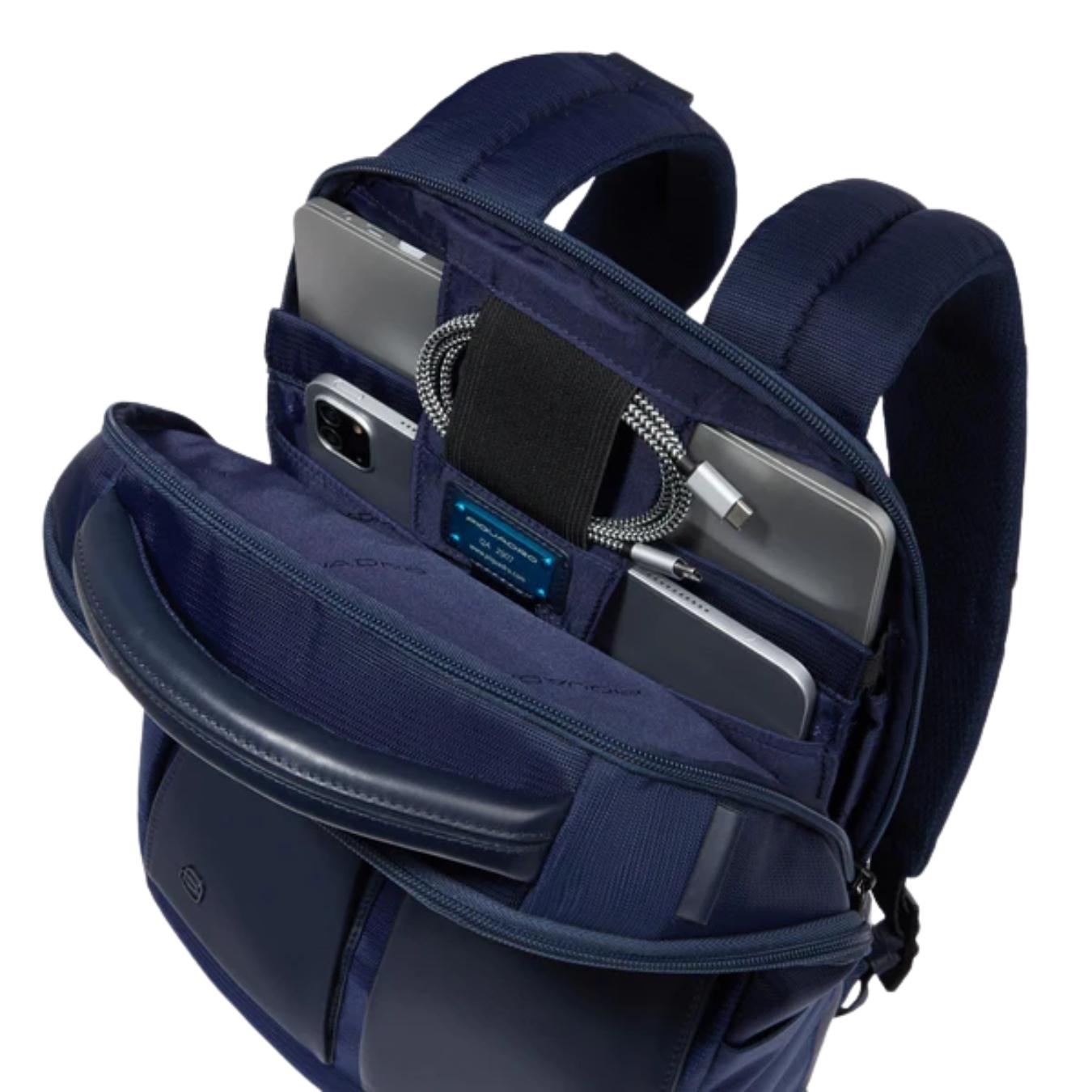 Zaino Uomo Porta PC 14" in Tessuto Riciclato