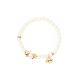 Bracciale Elastico Perle e Perla Abbracciata Daphne
