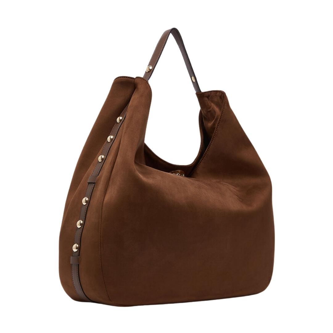 Borsa Hobo Grande con Borchie