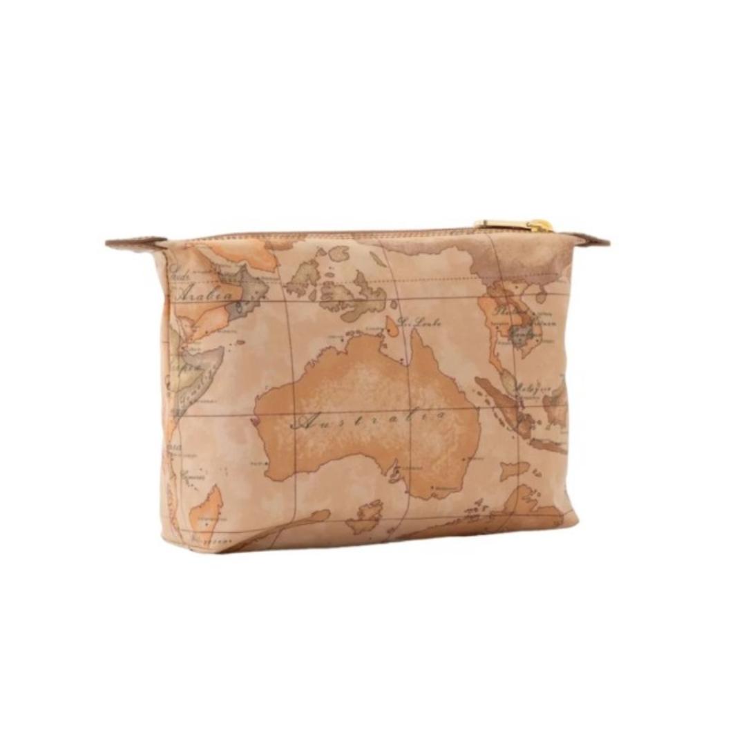 Pochette Portatutto Piccola in Tessuto Geo Soft