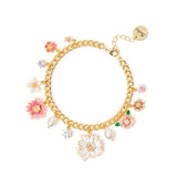 Bracciale groumette e pendenti Hanami