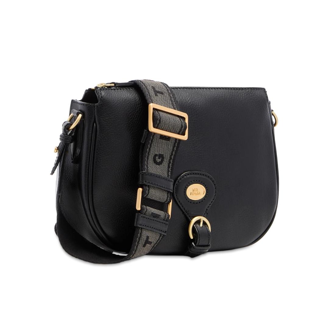 Borsa tracolla in pelle donna con chiusura zip Isadora