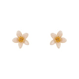 Orecchini fiore a cinque petali Hanami