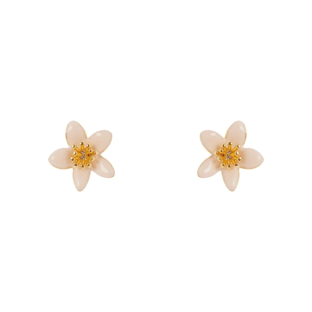 Orecchini fiore a cinque petali Hanami