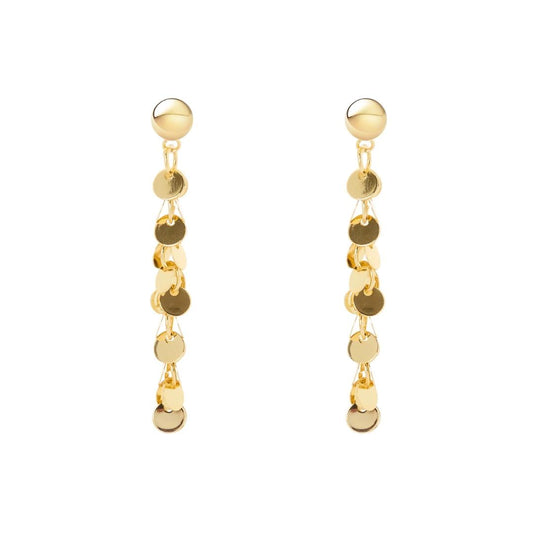 Orecchini Sfera e Paillettes Pendenti Eve