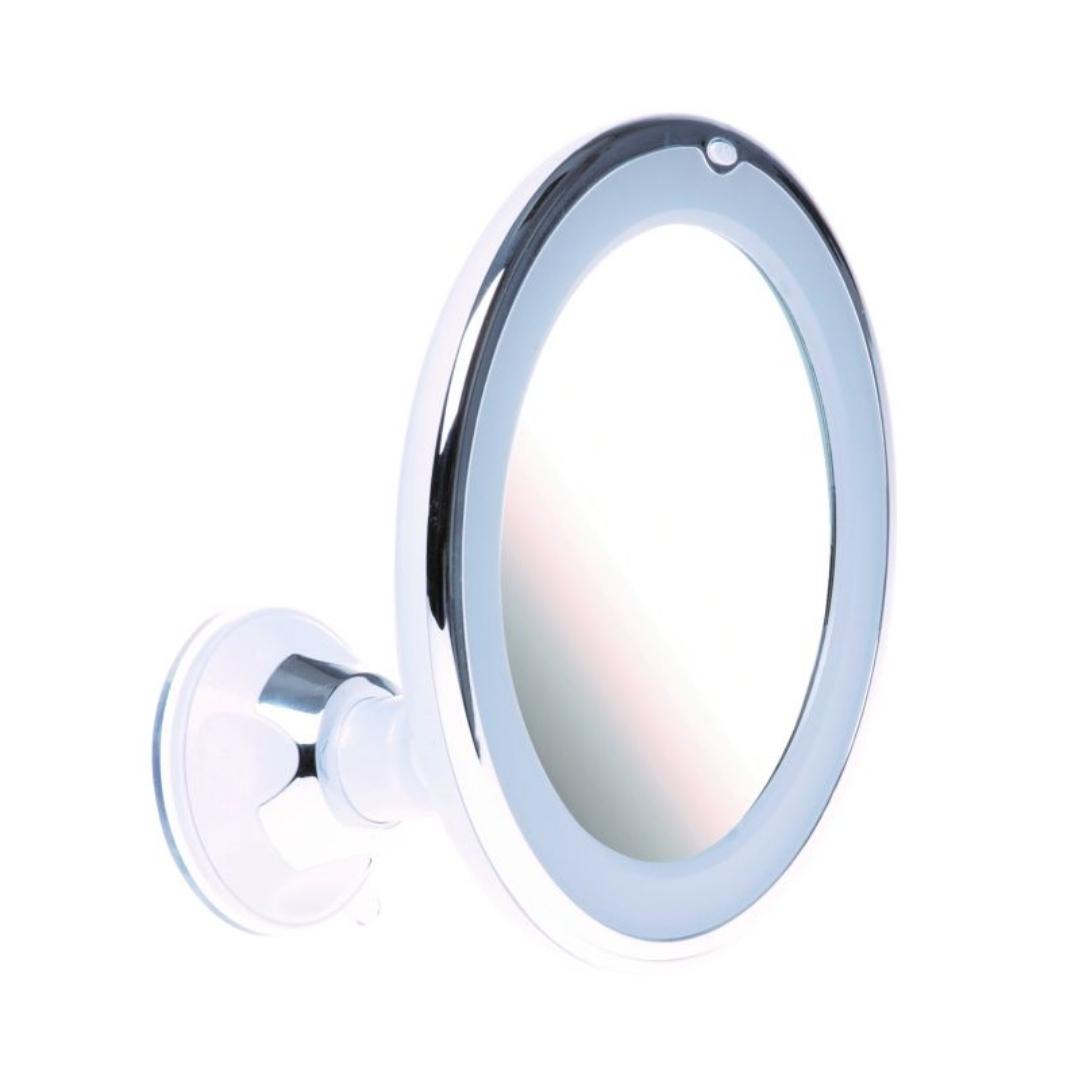 Specchio con Ventosa e Luce