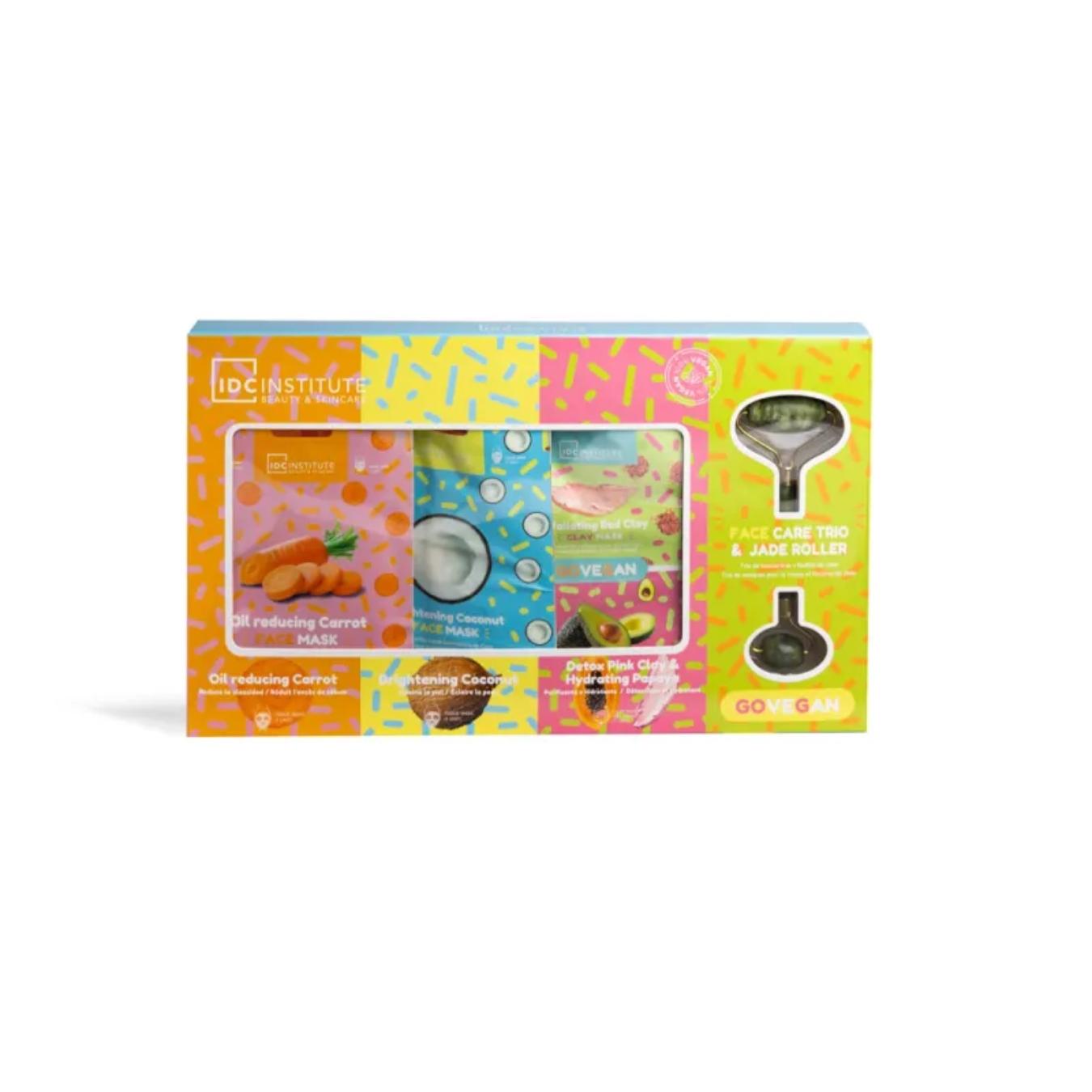 Confezione 1 Rullo di Giada+3 Maschere Viso