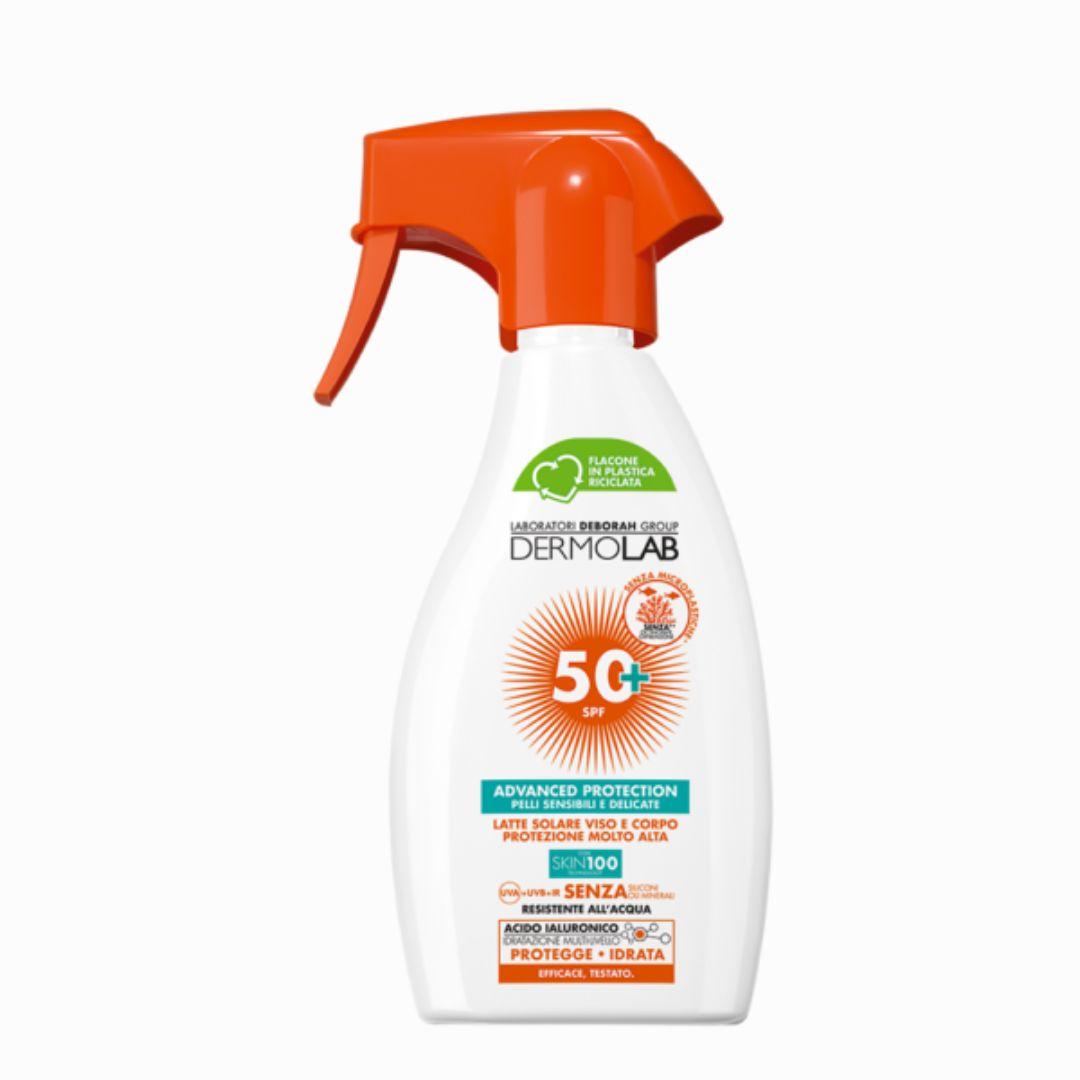 Dermolab Latte solare viso e corpo protezione molto alta SPF50+