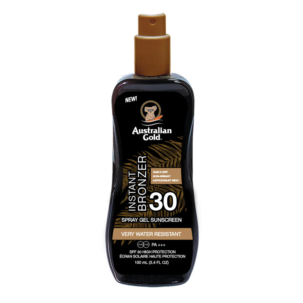 Protezione Solare SPF30 Instant Bronzer Spray Gel - Travel Size