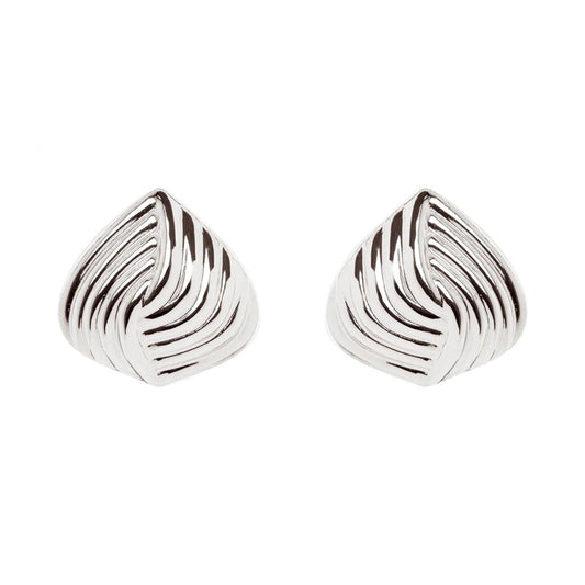 Orecchini a Fasce Incrociate Amaranta